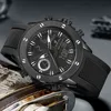 GOLDENHOUR Men Watch Top Brand Fashion Sports Mens Watches Waterproof Silicone Quartz Digital Reloj Hombre Relogio Masculino 210517