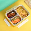 Lunchbox 304 Roestvrijstalen lekvrije isolatie Mooie Cartoon Bento BPA Free Food Storage Container voor kinderen 210423