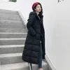 Verkauf Winter Frauen Jacke X-lange Parkas Mit Kapuze Baumwolle Gepolsterte Weiblichen Mantel Hohe Qualität Warme Outwear Damen Parka 211018