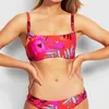 Costumi da bagno da donna Sexy Bikini floreale Set Fashion Lady Stampato a vita media Costume da bagno da spiaggia