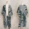 Boho szaty dla kobiet kostium kąpielowy Cover-ups Plus Size Plaża Nosić Kimono Sukienka Summer Swimsuit Cover Up A808 210420