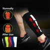 Kvinnor Män Leg Knee Kuddar Kalv Support Shin Guard Base Layer Compression Running Soccer Football Basketball Sleeves Safety Ottie DHL