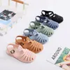 Baby Gladiantor Sandals повседневная дышащая душистая поганка римская обувь ПВХ летние дети пляжные дети девушки 220224