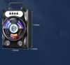 Taşınabilir Bluetooth Hoparlör Açık Kare Dans Mikrofon K Şarkı Kartı Mini Subwoofer Bilgisayar Ses