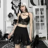 Traf Crop Tops For Girls Corset Camis Lace Bralette Y2k Women Gothic Clothing Vintage Aesthetic Sexy Chest Binder Bra 215010A 210712