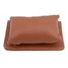 Nail Art Kits Black Folding Hand Pillow Soft PU Leather Sponge Arm Rest Love Heart Design Manicure Beauty Mat Pad