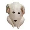 Thanksgiving Turkije Chicken Mask Latex Volledig hoofd Animal Costumes Kerst Fancy Dress Party Maskers Brown8892834