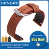 Ręcznie robione Retro Prawdziwej Skóry Watchbands Dla Panerai 22mm 24mm Mężczyźni Strap Pasek Metal Klamry Akcesoria Wrist Band