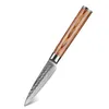 Xituo 3.5 "تقشير سكين المطبخ سكين المهنية 67 طبقة دمشق تقشير الفاكهة سكين أدوات السكاكين أداة pakwood مقبض دروبشيبينغ