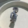 Designers anel de luxo anel de diamante amantes da moda anéis estilo clássico artesanato requintado decoração de jóias adequado para festa social267c