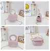 Moda Little Girls Small Torba na ramię PU Skórzane Children Crossbody Torby Przenośne Łańcuch Kids Coin Torebka Mini Portfel Torebki