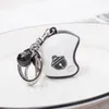 Creative Motorcycle Helmet Pendant Key Rings Female Men Hard Hat Heavy Metal Rock Car Keychain Bag Keychains Gift