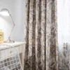 Vorhänge für Wohnzimmer, Esszimmer, Schlafzimmer, modernes Boutique-Schlafzimmer, Wohnzimmer, einfache Polyester-Baumwolle, bedruckte Vorhangschirme 210712