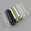 500pcs/lot Wholesale 5ml Mini Portable Travel Clear Frost Gold Black Perfume Atomizer Bottle Sample Sprayer Container