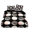 Sängkläder Ultra Soft Duvet Cover Brown Leopard Spots Pattern Set med kuddväska Europeisk stil för dubbel tvillingstorlek