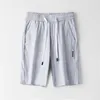 SHAN BAO été léger et mince marque Shorts Style classique taille élastique hommes mode Shorts vert gris noir kaki 210531