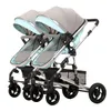 double stroller with car seat