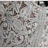 Wysokiej Jakości Mody Designer Runway Sukienka Damska Rękawka Flare Cascading Ruffles Lace 210521