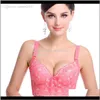 Soutiens-gorge Wholesalewomen Sexy Underwire Lace Push Up Bra Brassiere Cup Taille B 5Kjge Gdrww