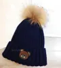 Шапки для малышей, вязаная зимняя теплая шапка унисекс для новорожденных мальчиков и девочек, шапка с медвежонком9016157