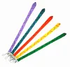 Partihandel 20st Mycket Vacker Fjäril Lanyard Mobiltelefonband Charms Id Badge Holder Keys Mobila nackhållare för bilnyckelkort