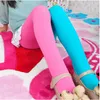 Chaussettes couleur bonbon collants mixtes collants enfants filles velours Patchwork bas bébé enfants danse Collant chaussette vêtements pour 3-8Y