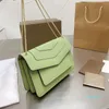 Vrouwen handtassen crossbody tas koppeling ontwerper merk luxe tassen lederen gouden ketting verschillende kleuren portefeuilles huid lam schouder portemonnee flap mult