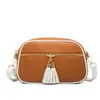 Fresh Style Womens Bag Simple Trend Design Tassel Dekoration Tre-Piece Lady Shoulder Bag Casual Handväska Mini Plånbok