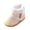 Baywell Winter Pasgeboren Baby Snowboots Houd Warm Pluche Insidegirls Booties Antislip Baby Zuigeling Peuter Leuke Zachte Bodemschoenen G1023