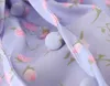Foridol boho été violet fente robe costumes femmes en mousseline de soie bouton floral moulante mini robe ensemble haut court 2 pièces ensemble 210415