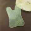 Jade Stone Guasha Massage Tool Health Gua Sha Body Facial Board Punti terapeutici cinesi tradizionali