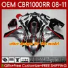 Injectievorm voor Honda Body CBR1000 CBR 1000 RR CC 08-11 Carrosserie 60NO.51 CBR 1000RR 1000CC CBR1000RR 08 09 10 11 CBR-1000 2009 2009 2010 2011 OEM Fairing Red BLK BLK