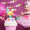Weitere festliche Partyzubehörteile: 1 Satz Farbverlaufs-Sequise-Schmetterlings-Kuchenaufsatz, Roségold-Konfetti-Ballon-Dekoration, Hochzeit, Kinder-Cupcake