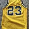 Nikivip Cheap Custom # 23 Roy Marble Iowa College Basketball Jersey Hombre Todo cosido Blanco Amarillo Cualquier tamaño 2XS-5XL Nombre o número Vintage