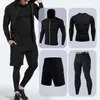 Inverno Top Quality Thermal Underwear Homens Define Compressão Sports Terno Suor Quick Secagem Thermo Underwear Homens Roupas 210910