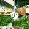 12pcs Leaf 2.1M Home Decor Artificial Ivy Leaf Garland Plants Vine Fake Foliage Flowers Creeper Green Ivy Wreath 210624