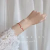 50 teile/los Glück Golden Star Charms Armband Für Frauen Red String Einstellbare Armband Schmuck