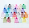 7x9cm Small Organza Gift Bag Jewelry Packaging Bags Wedding Party Favor Jewel Pouch