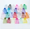 7x9cm Mała Organza Prezent Worki Biżuteria Opakowania Torby Wedding Party Favor