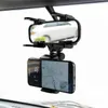 Universal Car Rear View Mirror Holder For Auto Truck Adjustable Rearview Mirror Mount Phone GPS Clip Holder Stand