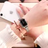 Kvinnor Klockor Quartz Watch Mode Moderna Armbandsur Vattentät Armband Montre de Luxe Gifts Color3