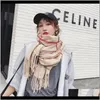 レディース秋と冬のスカーフのための帽子、手袋ファッションの韓国語バージョンの韓国のバージョンと冬のスカーフと髪のメッシュビブニット学生の女の子タッセルsh