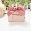 Flower Printing Pink Paper Candy Bags Wedding Birthday Christmas Packaging Small Portable Jewelry Gift Bag