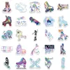 Pack of 50pcs Wholesale Skater Girl Stickers For Guitar Laptop Skateboard Motor Bottle Car Decals Kids Gifts Toys