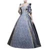 캐주얼 드레스 여성 복고풍 파티 고딕 빈티지 드레스 Steampunk 법원 공주 절반 슬리브 기질 로브
