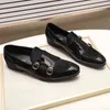 FELIX CHU Mens Wedding Loafers Gentlemen Banquet Party Dress Shoes Patent Leather with Horse Hair Casual Monk Strap Men's 211102