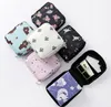 Famoso Favor Favor Impressão Cosmética Saco Flamingos Impresso Bonito Animal Padrão Makeup Bags Guardanapo De Armazenamento Moeda Bolsa JJA9304