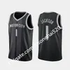 Skriv ut herrkvinnor barn någon spelare Derrick Rose Blake Griffin Luke Kennard Christian Wood Navy Motor Black Custom Basketball Jersey