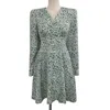 Plus Size Floral Print Summer Dress Evening Vintage es Oversize Long Sleeve Beach Women Black Robe Vestido Prom 210423