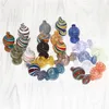 Kleurrijke roken 25mm od carb caps heady glazen bubble cap voor platte top quartz banger nagels DAB Rigs waterpijpen